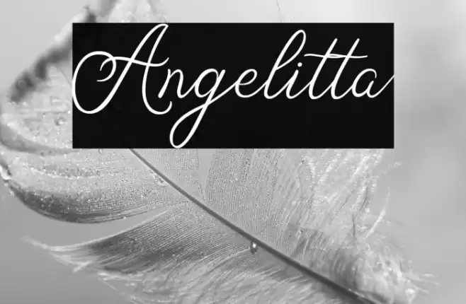 Angelitta Font examples