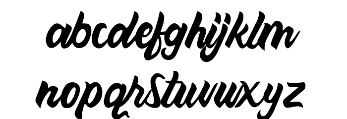 Angelive Font LOWERCASE