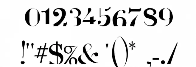 Angelized Font OTHER CHARS