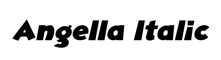 Angella Italic Font