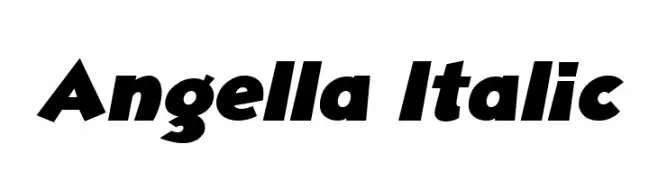 Angella Italic  Fuentes Gratis Descargar