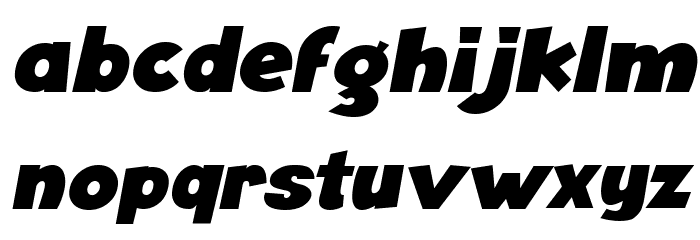 Angella Italic Font LOWERCASE