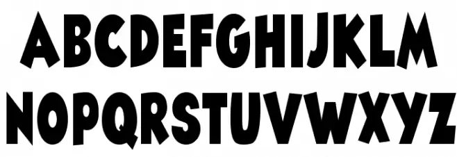 Angella Narrow フォント 大文字