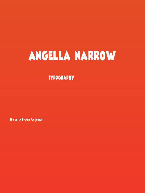 Angella Narrow Poster