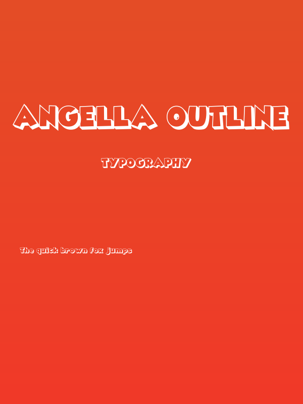 Angella Outline Poster