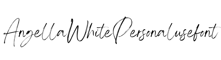 Angella White Personal use font  Fuentes Gratis Descargar