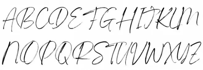 Angella White Personal use font 字体 大写