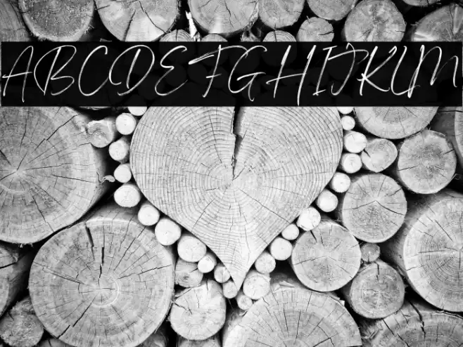 Angella White Personal use font Font examples