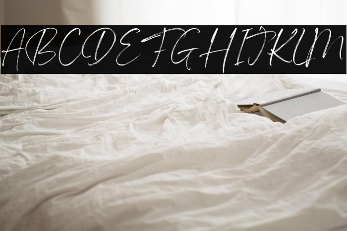 Angella White Personal use font Example 2