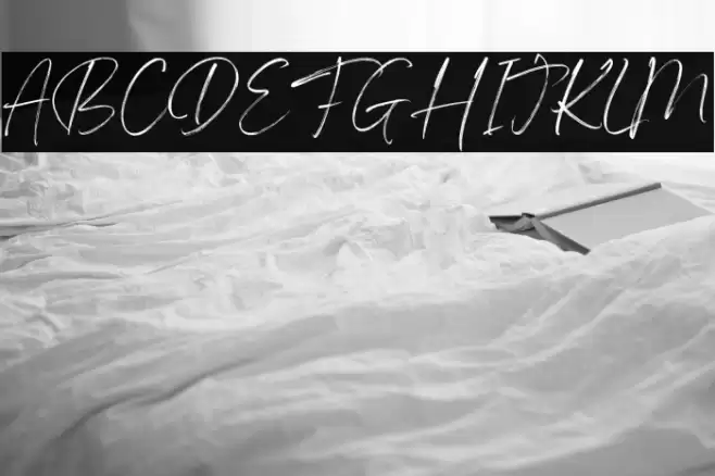 Angella White Personal use font Font examples