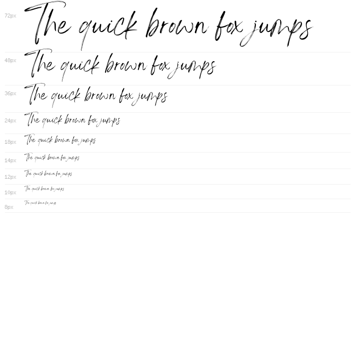 Angella White Personal use font Waterfall