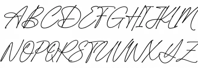 Angellica Signature Font UPPERCASE
