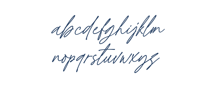 Angellica Signature Lowercase