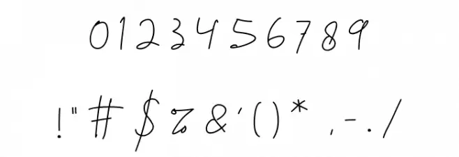 Angellida Font OTHER CHARS