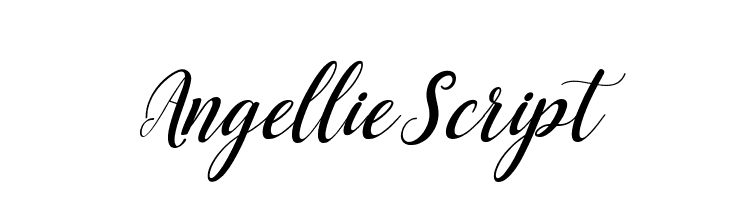 AngellieScript  font caratteri gratis