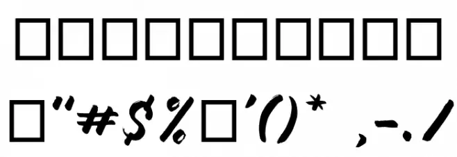 Angellife Font OTHER CHARS