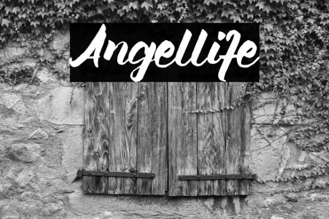 Angellife Font examples