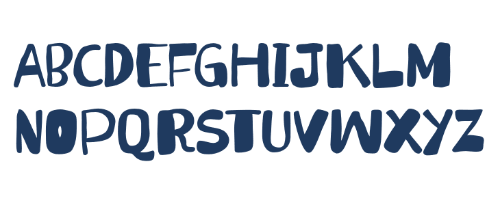 Angellin Freaky Regular Uppercase