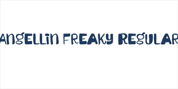 Angellin Freaky Regular Logo