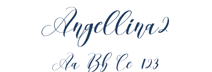 Angellina2 Font Preview