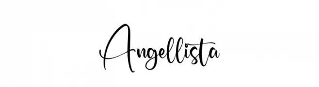 Angellista  フリーフォントのダウンロード