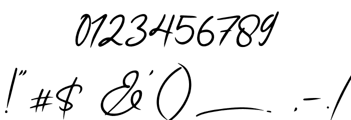 Angello Font OTHER CHARS