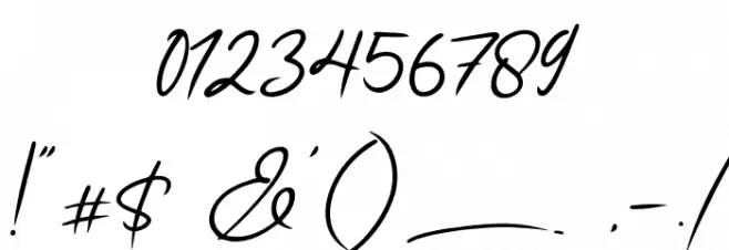 Angello Font OTHER CHARS