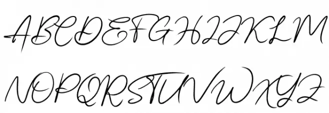 Angello Schriftart Groß