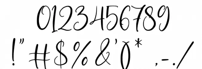 Angellove Font OTHER CHARS