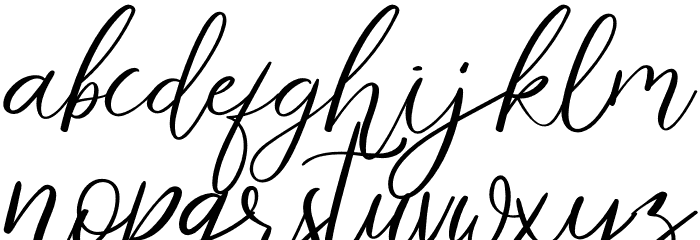 Angellyne Font LOWERCASE
