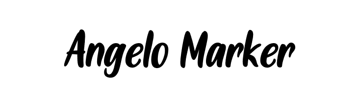 Angelo Marker  Frei Schriftart Herunterladen