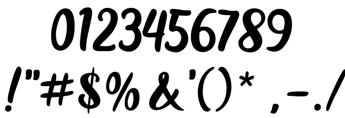 Angelo Marker Font OTHER CHARS