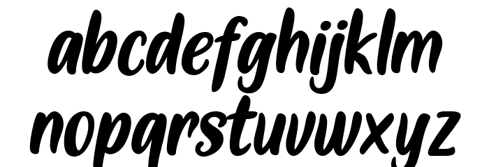 Angelo Marker Font LOWERCASE