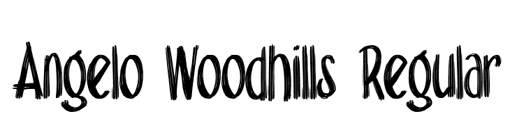 Angelo Woodhills Regular  Descarca Fonturi Gratis