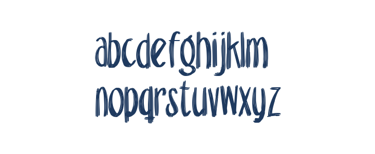 Angelo Woodhills Regular Lowercase