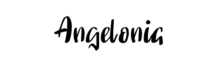 Angelonia  नि: शुल्क फ़ॉन्ट्स डाउनलोड