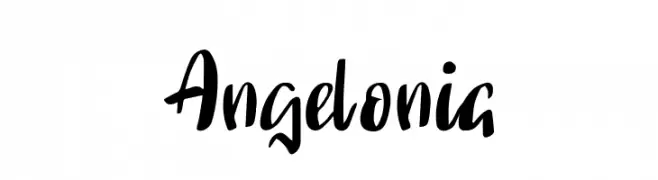 Angelonia  font caratteri gratis