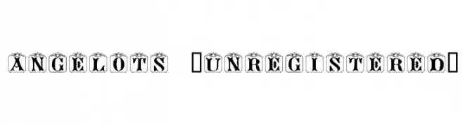 Angelots (Unregistered)  baixar fontes gratis