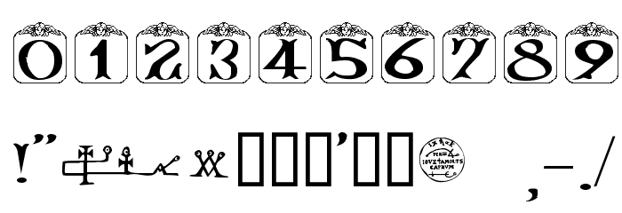 Angelots (Unregistered) Font OTHER CHARS