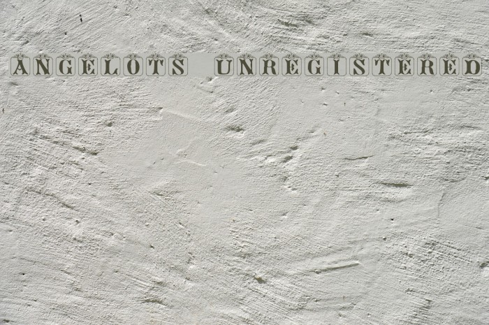 Angelots (Unregistered) Font examples
