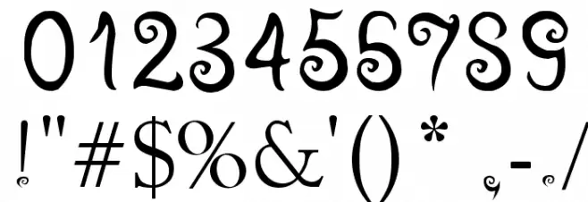 Angelova Font OTHER CHARS