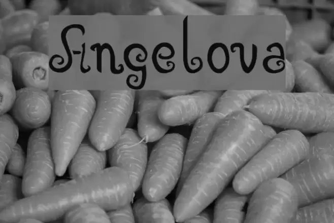 Angelova Font examples