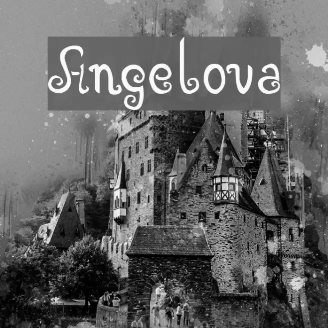 Angelova Font examples