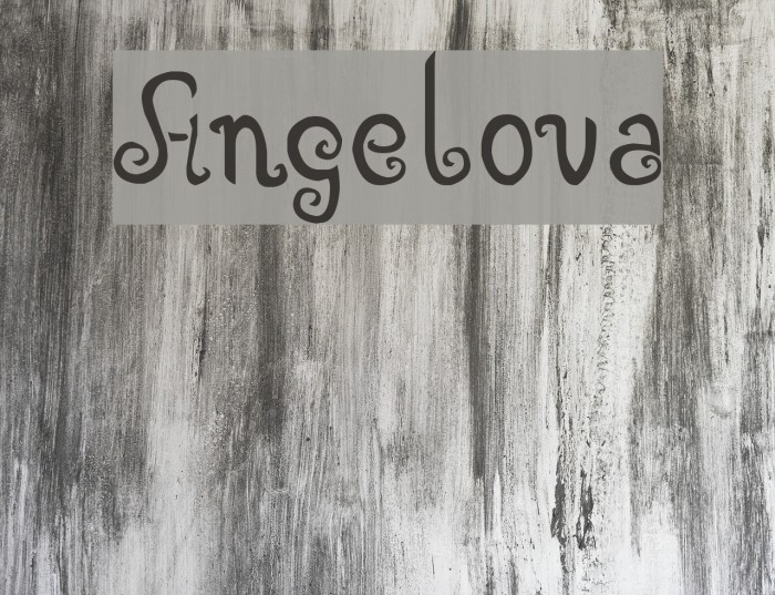 Angelova Font examples