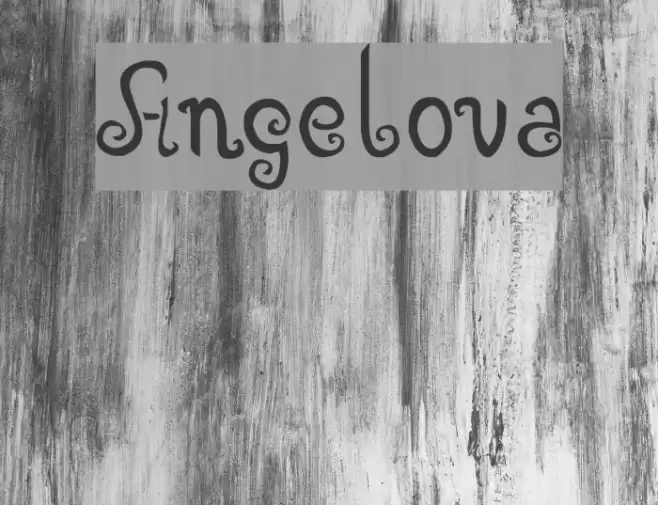 Angelova Font examples
