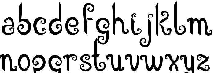 Angelova Font LOWERCASE
