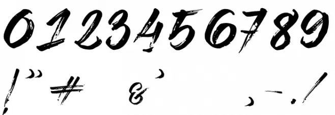 Angelow Font OTHER CHARS