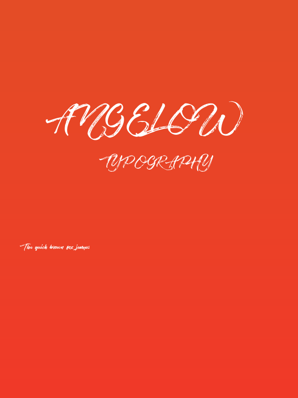 Angelow Poster