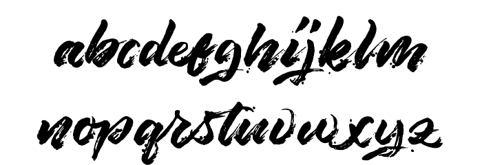 Angelow Font LOWERCASE