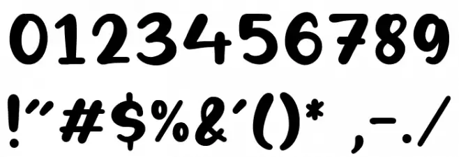 Angels Cookie Font OTHER CHARS